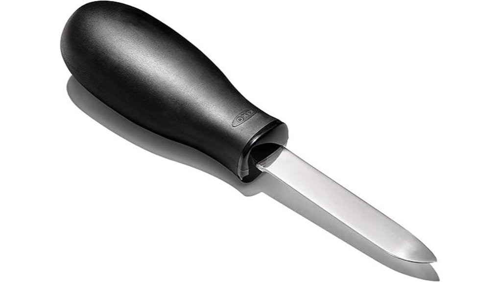 non slip stainless steel oyster knife