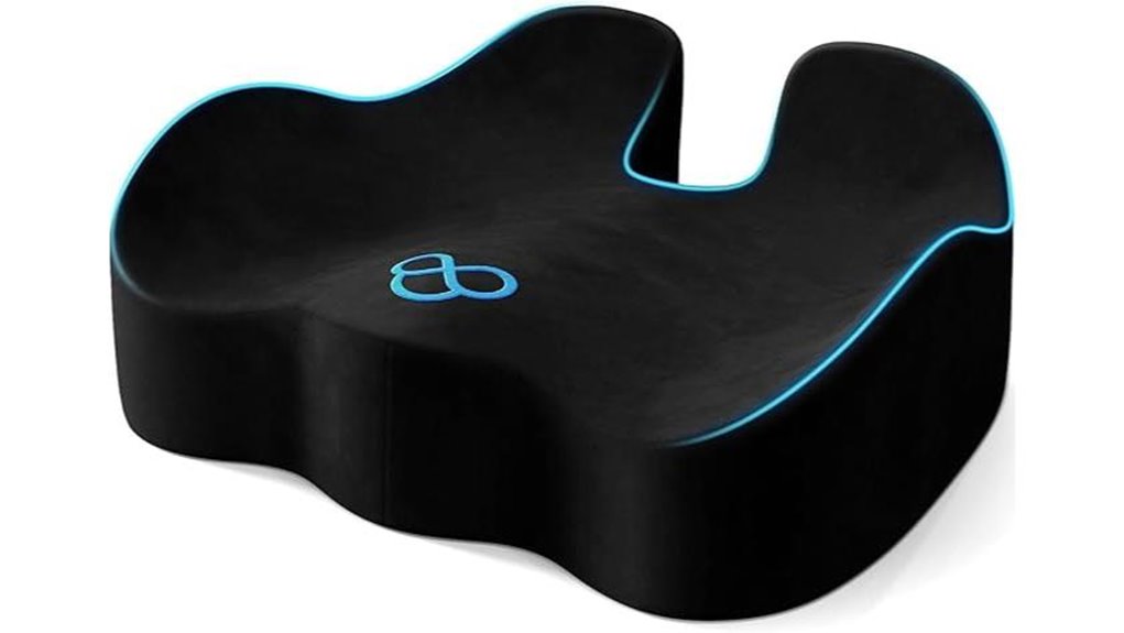 non slip tailbone memory cushion