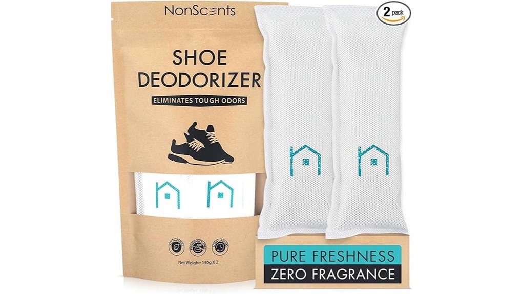 nonscents shoe odor eliminator