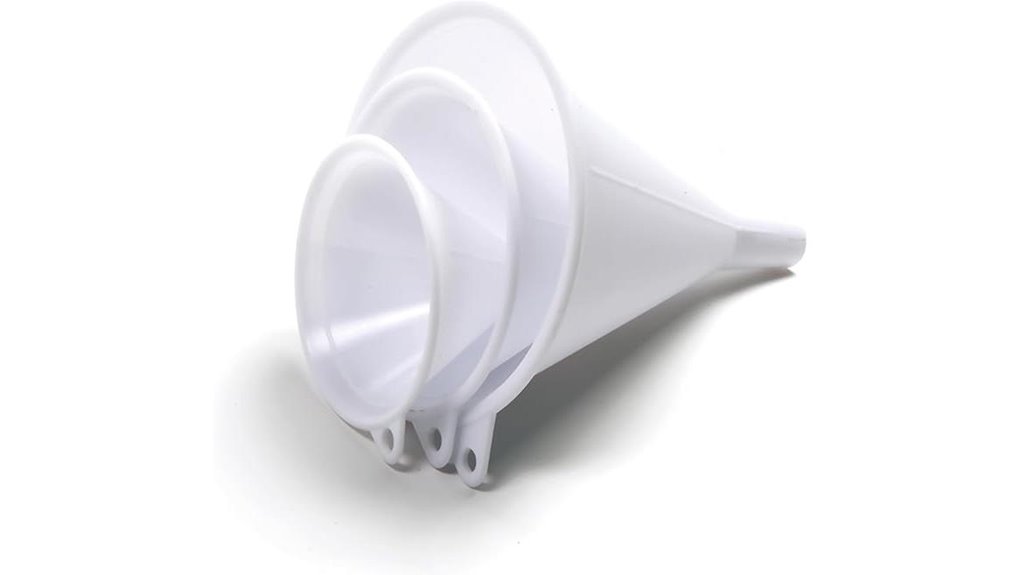 norpro plastic funnel set 3
