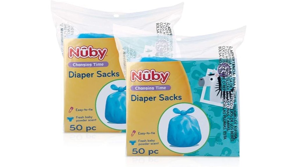 nuby diaper disposable bags
