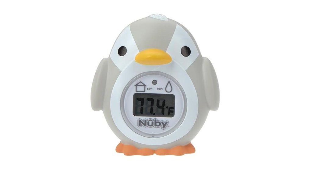 nuby penguin bath thermometer