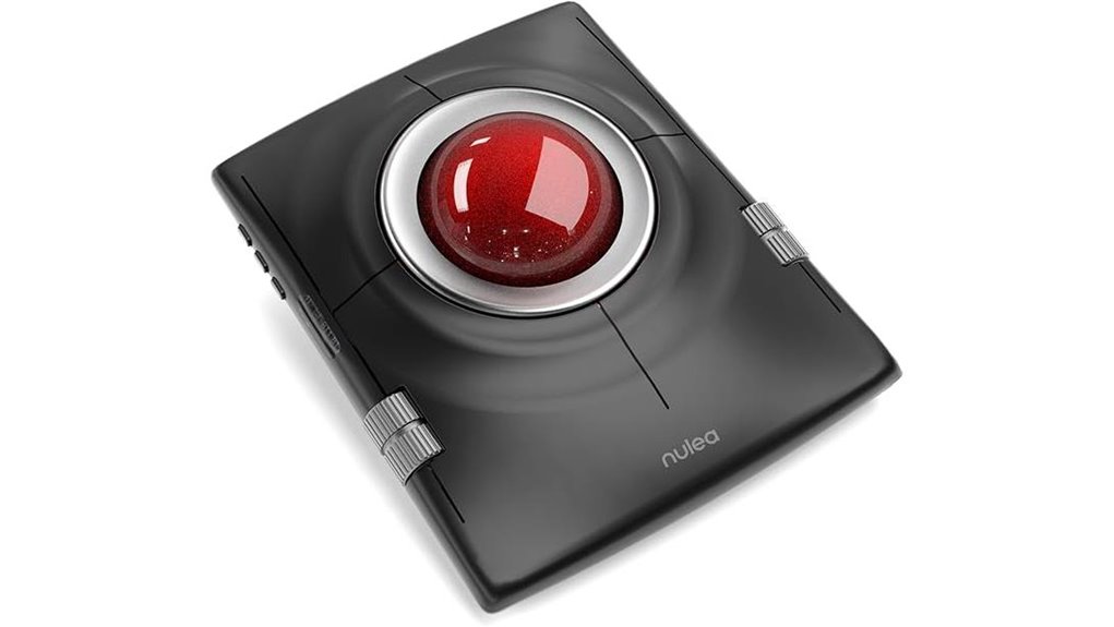 nulea bluetooth rechargeable trackball