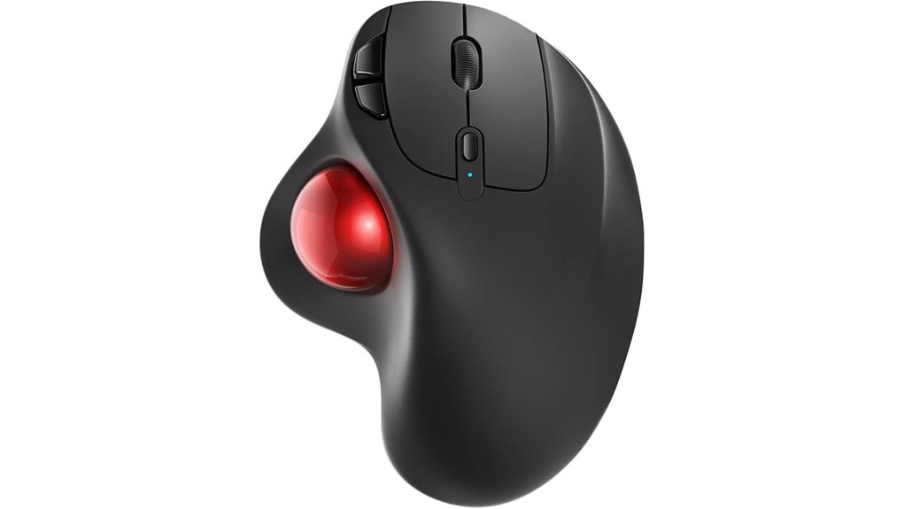 nulea wireless ergonomic trackball