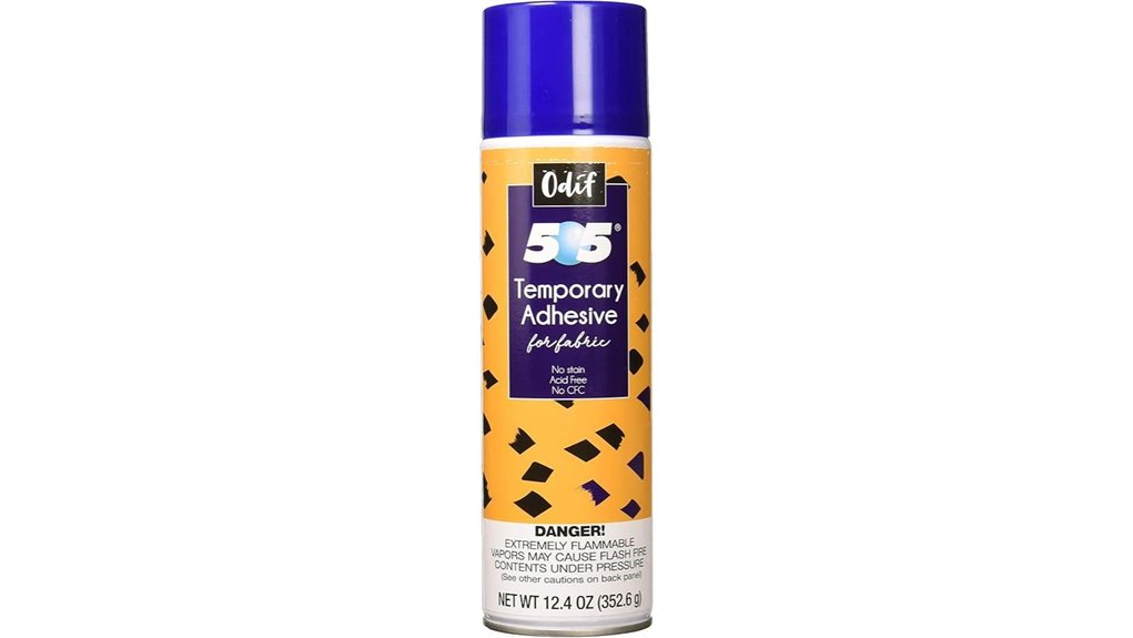odif 505 spray fix adhesive fabric