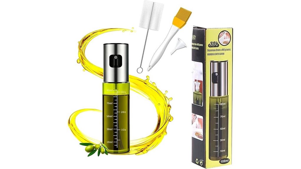 oil sprayer 100ml glass mister