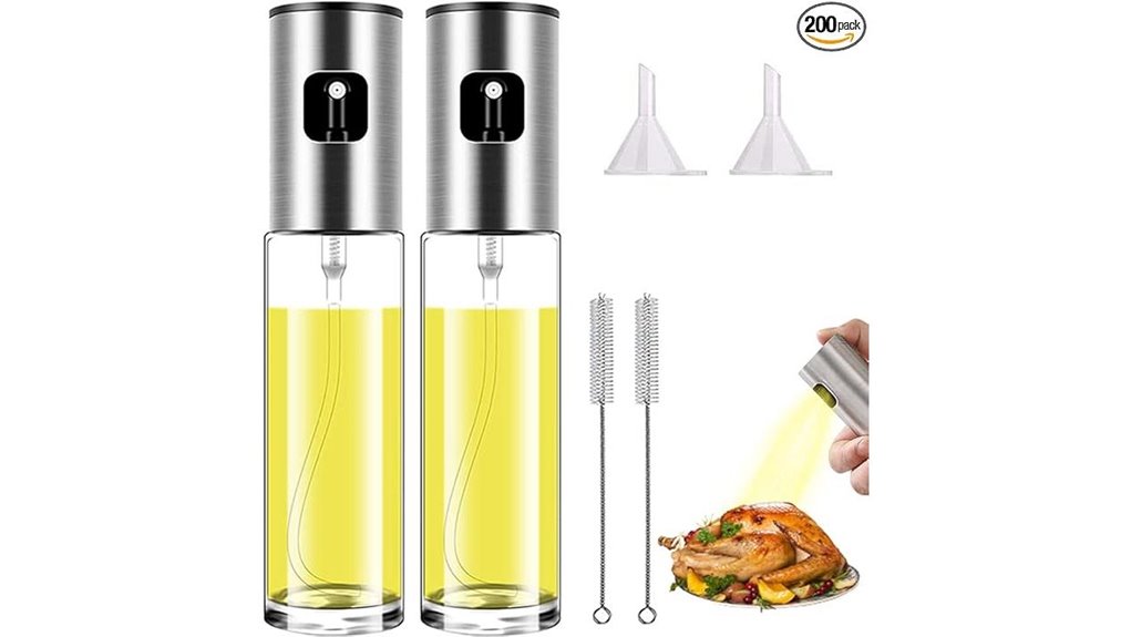 oil sprayer for cooking 2 pack