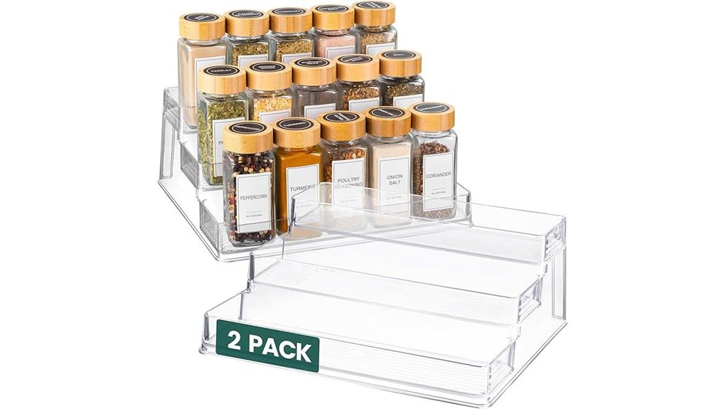 oizeir clear 2 pack tiered