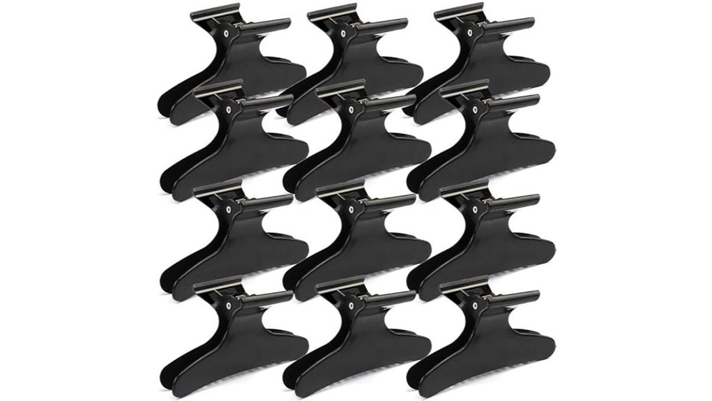 ondder black butterfly clips