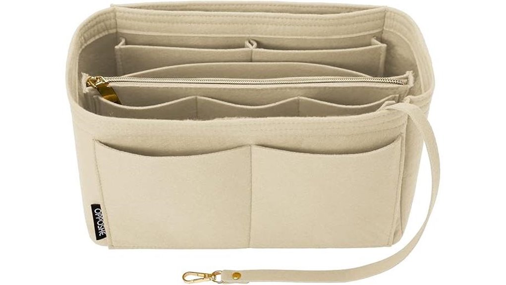 opposhe handbag felt insert