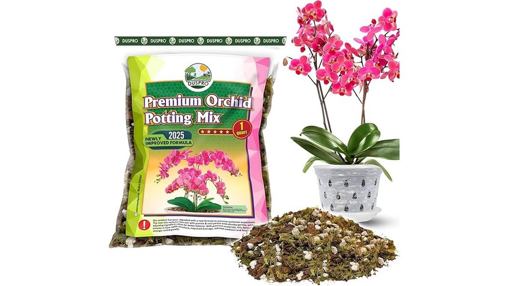 orchid potting mix mossed bark