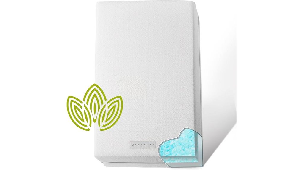 organic dual sided gel crib