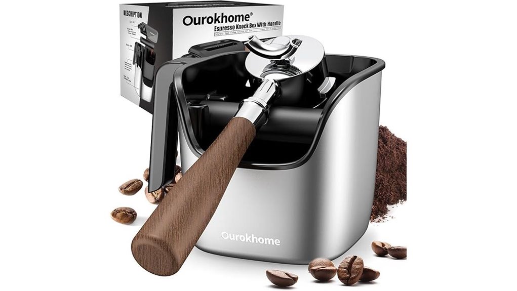 ourokhome stainless steel knock box