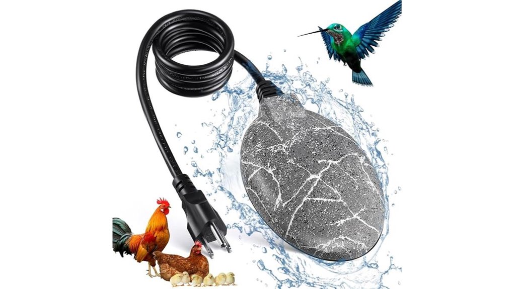 outdoor bird bath heater thermostat