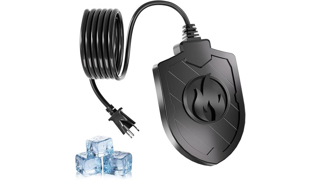outdoor bird bath heater with thermostat