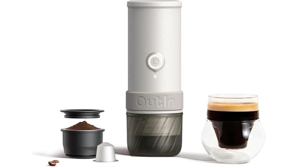 outin mino portable espresso machine