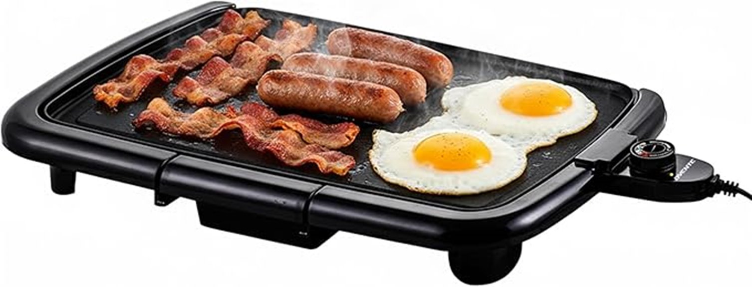 ovente 16x10 electric griddle