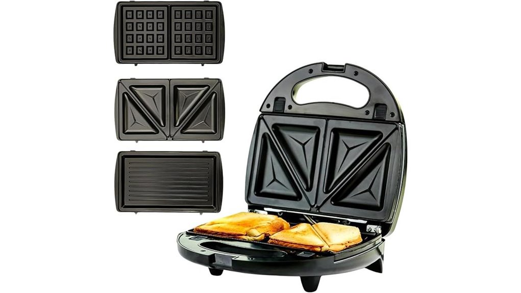 ovente sandwich press waffle