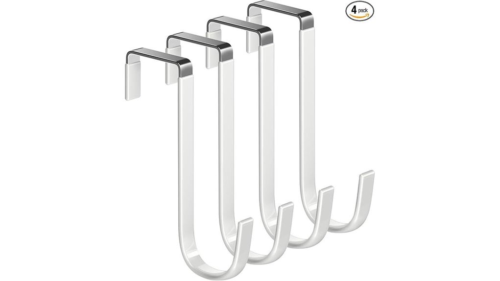 over door white rubber hooks