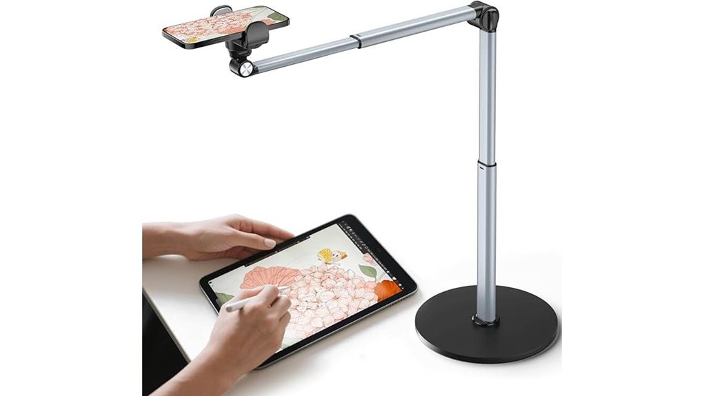 overhead phone stand clip