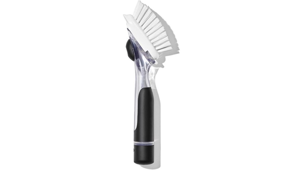 oxo soap dispensing dish brush