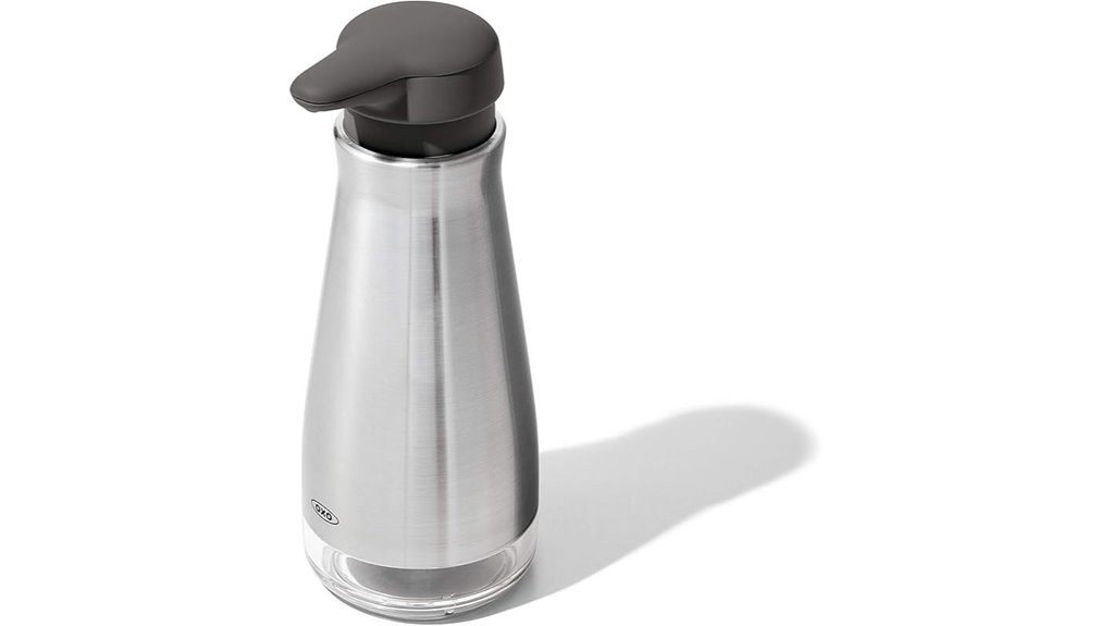 oxo stainless soap dispenser