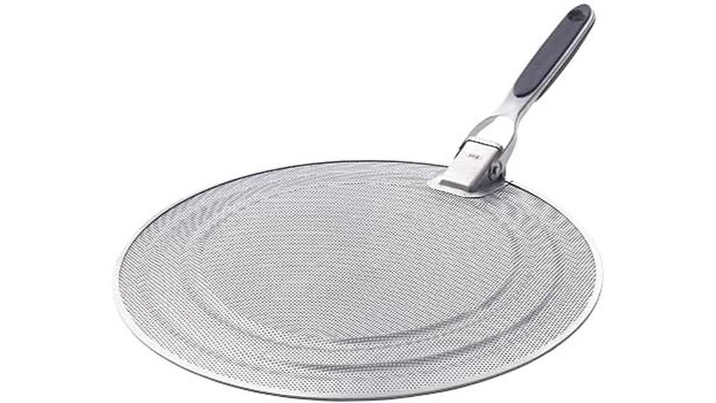 oxo stainless steel splatter screen