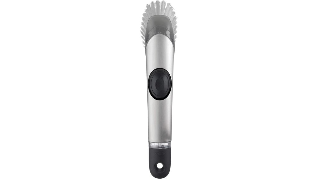 oxo steel soap dispensing brush