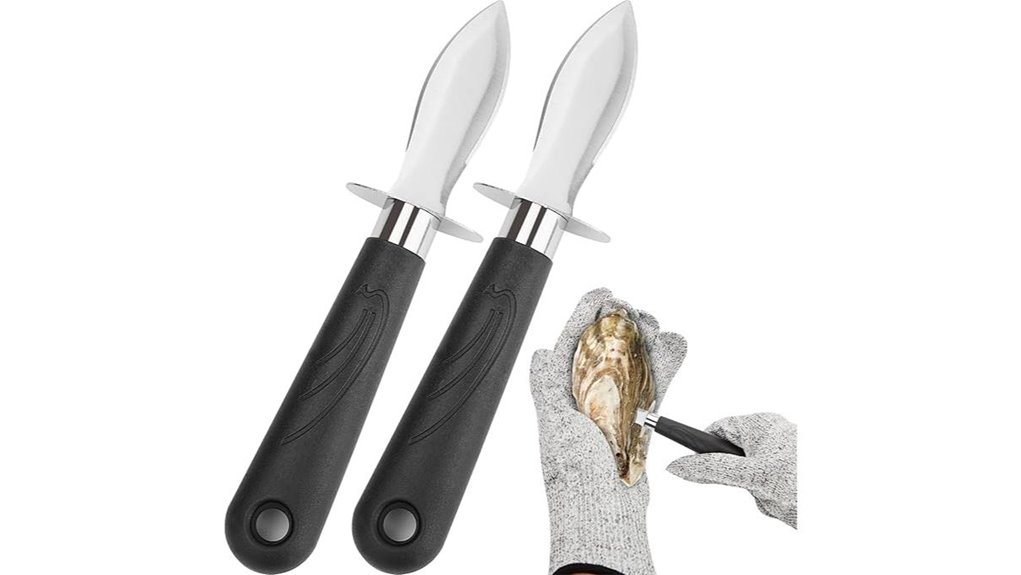 oyster shucking kit with gloves