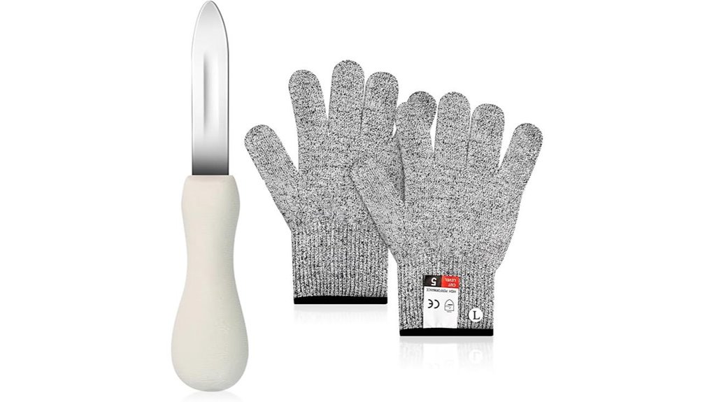 oyster shucking knife set