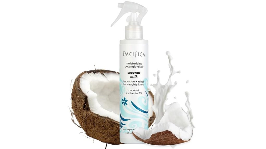 pacifica leave in detangler spray