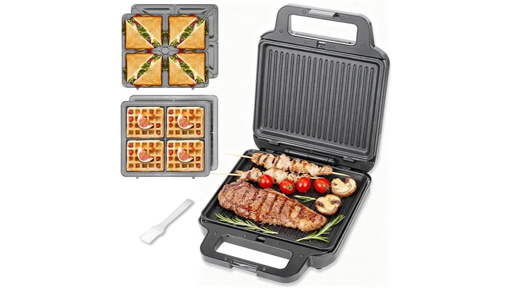panini grill press sandwich maker