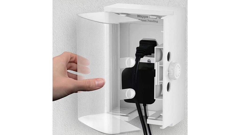 patented clear outlet cover