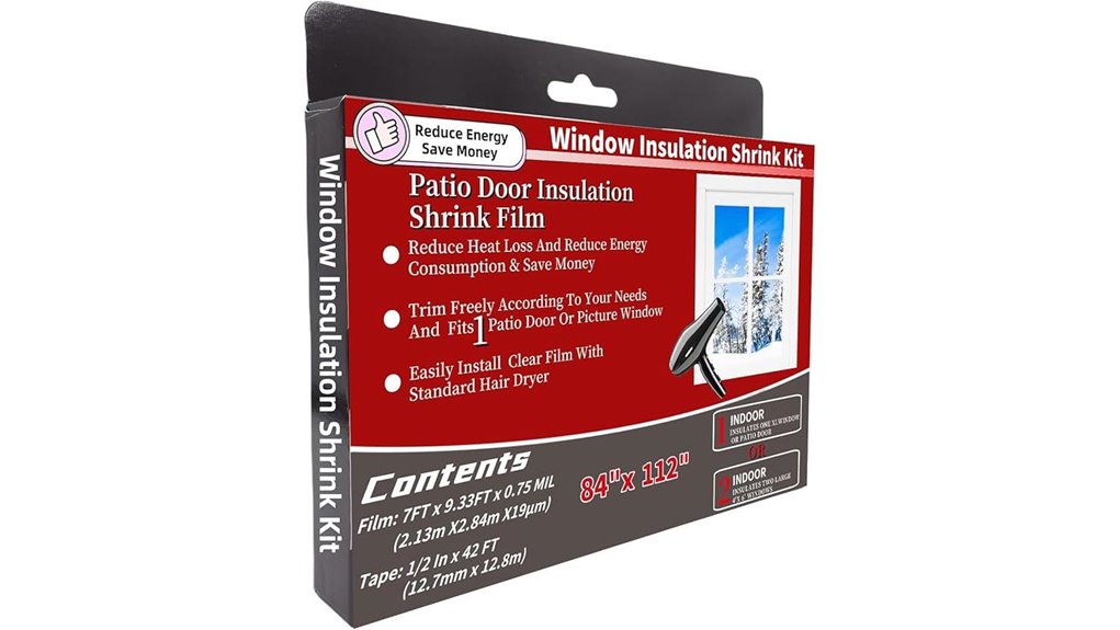 patio door shrink film