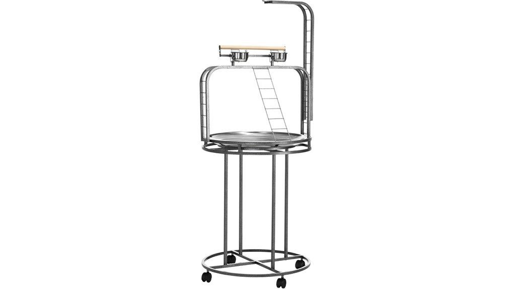 pawhut parrot ladders hook