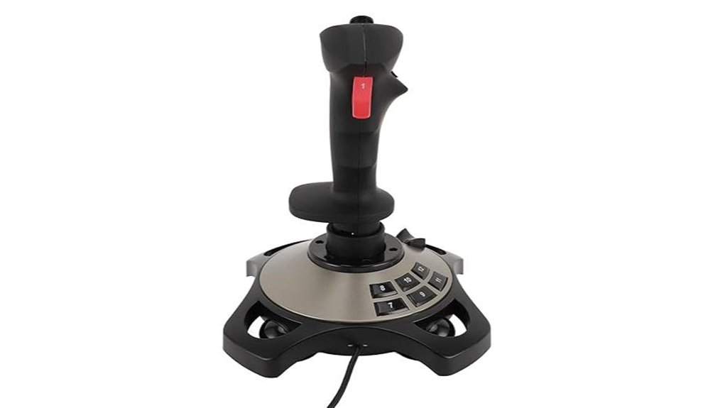 pc flight joystick with throttle