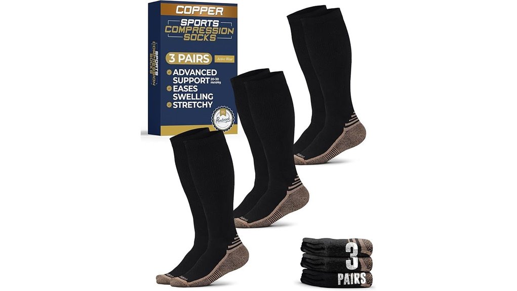 pembrook copper compression socks
