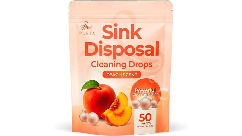 perfa peach scent disposal cleaner