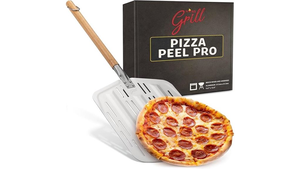perforated non stick pizza peel