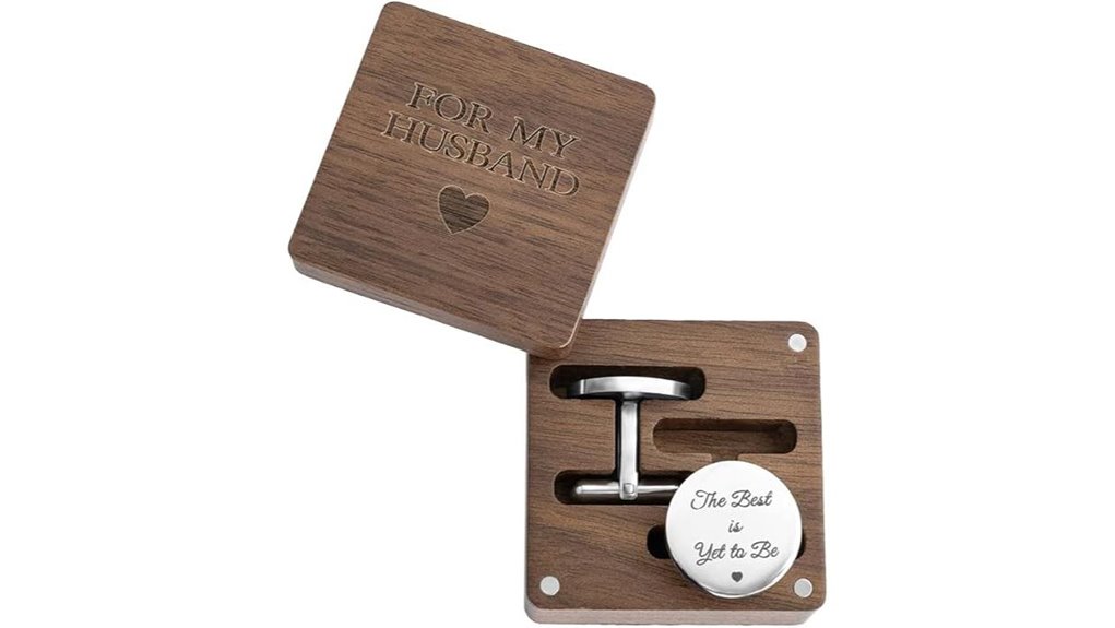 personalized stainless steel cufflinks