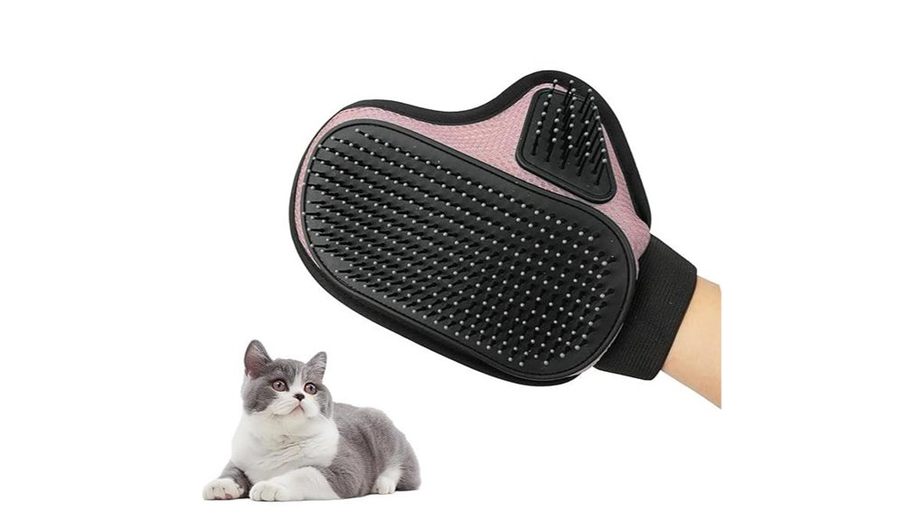pet grooming massage gloves