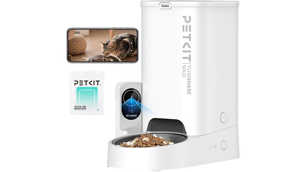 petkit automatic cat feeder with camera