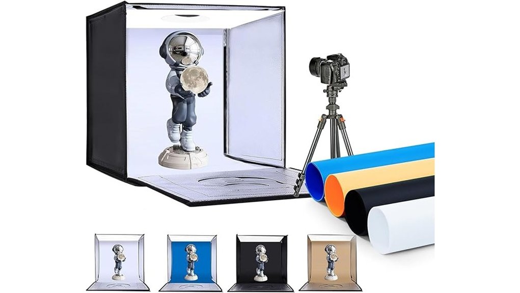 photo studio light box setup