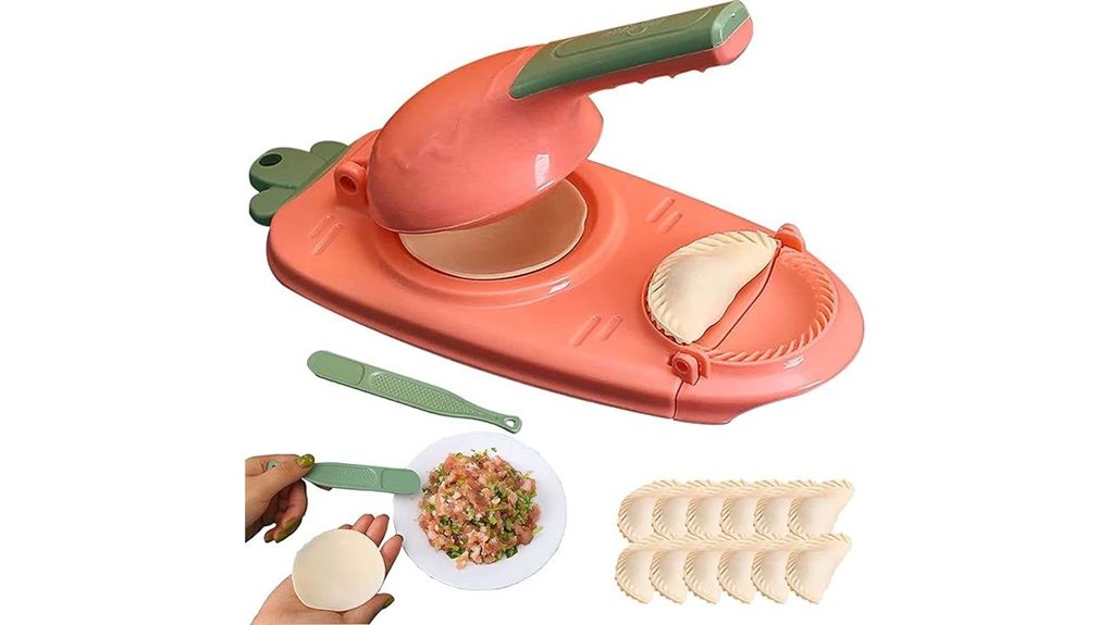 pink 2 in 1 dumpling press