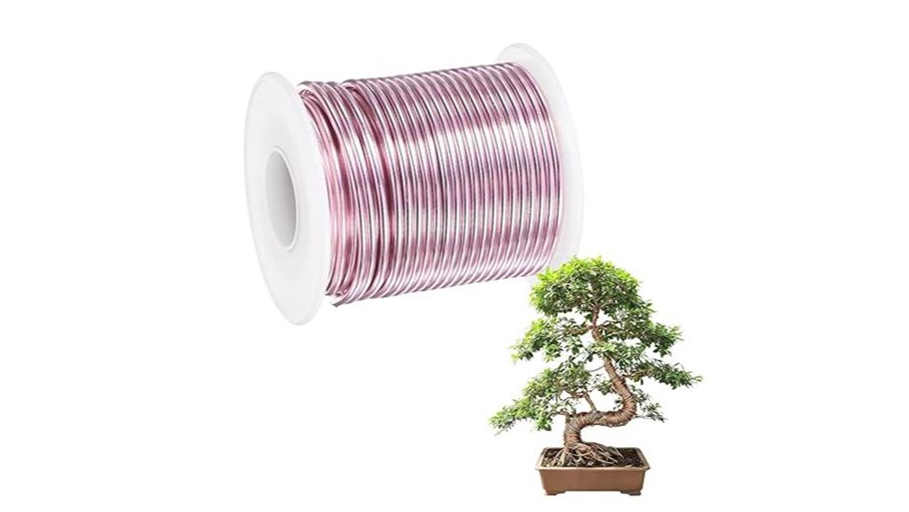 pink 2mm 49ft anodized wire
