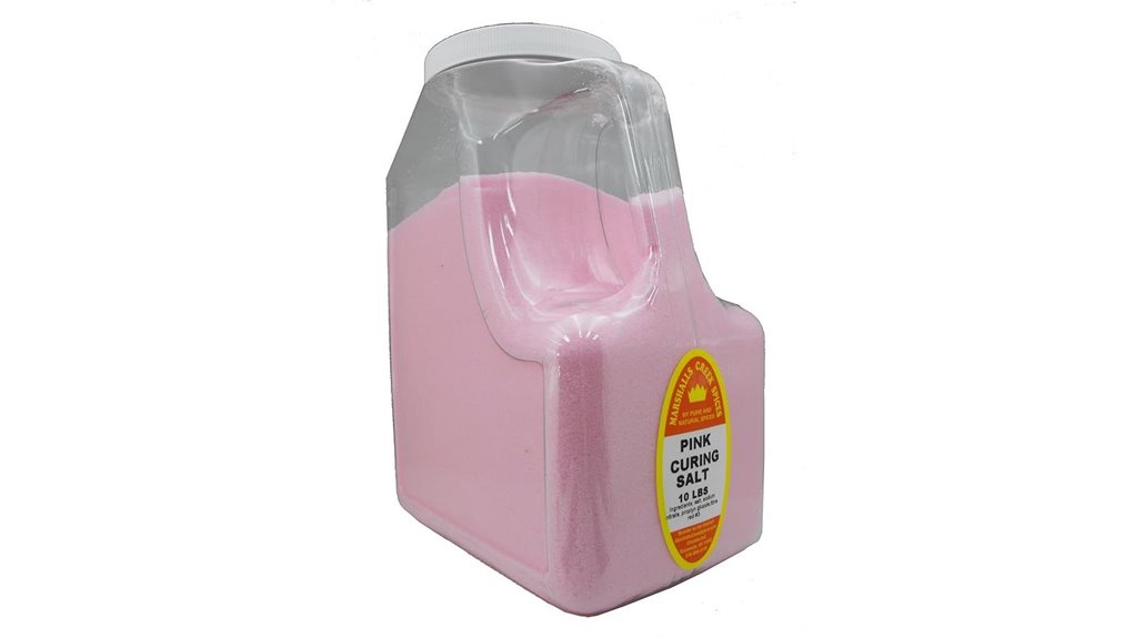 pink curing salt 10 lb jug