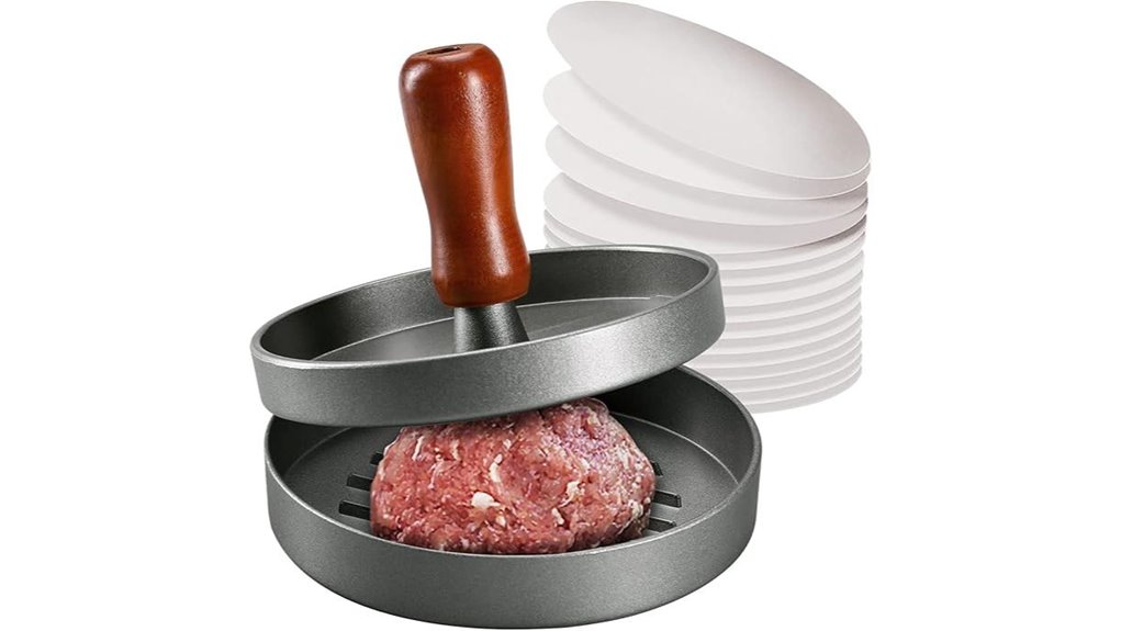 piquebar patty press stainless steel