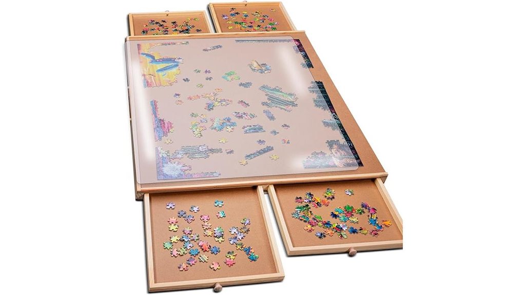 playvibe 1000 piece portable tray