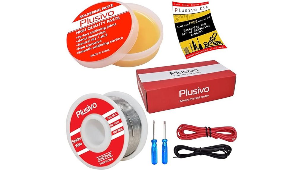 plusivo 60 40 rosin core solder