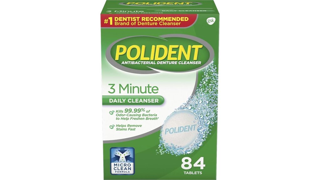polident 3 minute tablets